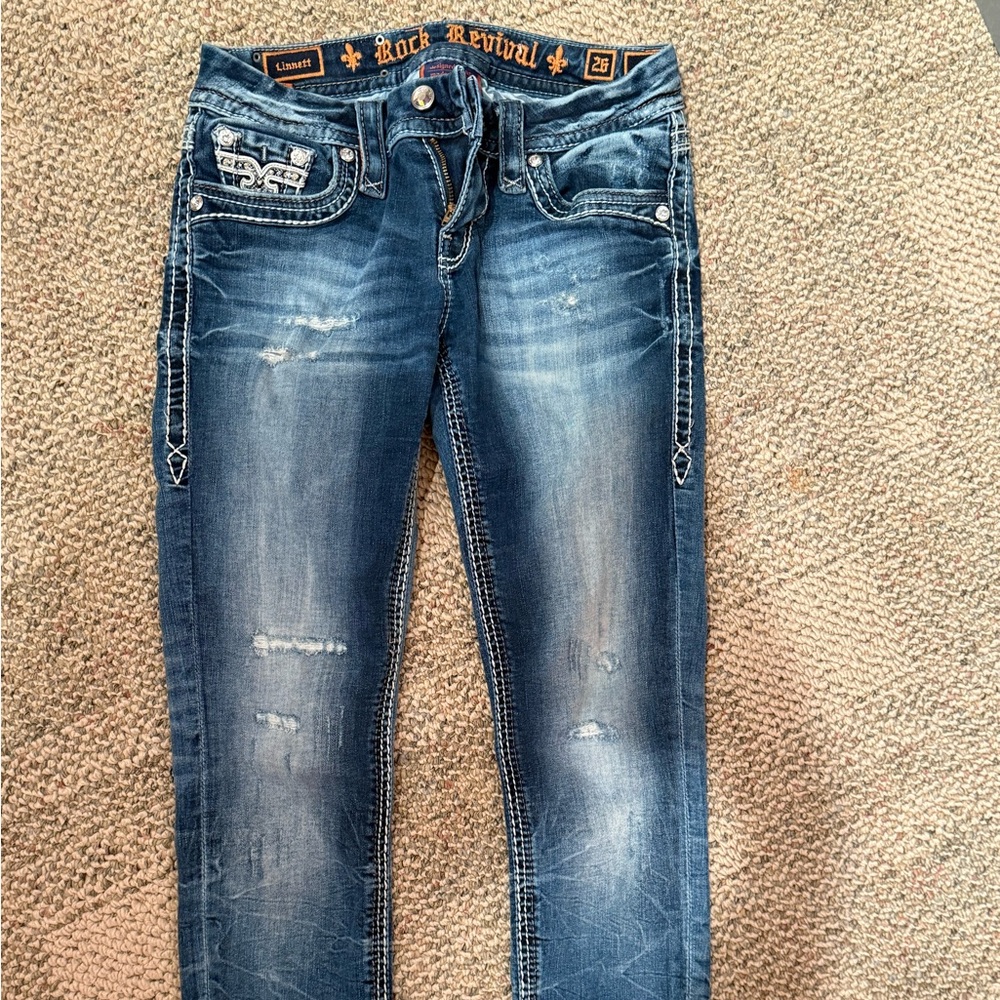 size 26 ankle length jeans